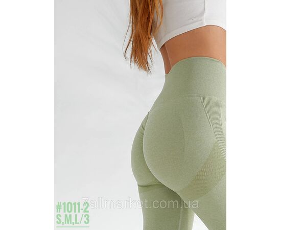 Жіночі лосини з ефектом push up та високою посадкою розмірний ряд S,M,L "PARTNERS", зображення 2