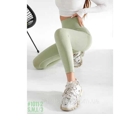 Жіночі лосини з ефектом push up та високою посадкою розмірний ряд S,M,L "PARTNERS", зображення 5