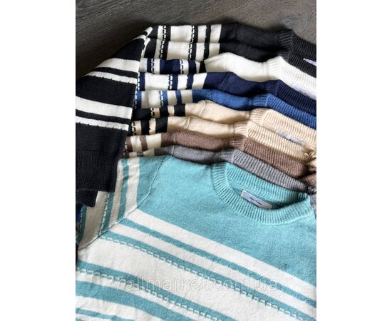 Жіночий светр з орнаментом в універсальному розмірі 46-52 "PARTNERS" недорого від прямого постачальника, зображення 3