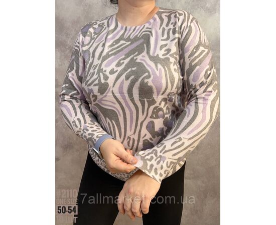 Жіночий джемпер з тонкого кашеміру універсального розміру 50-54 "PARTNERS" недорого від прямого постачальника, зображення 2