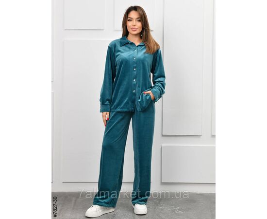 Фотография Костюм жіночий велюр 44,46,48,50 (8цв) "NOWEMBER" недорого от прямого поставщика, изображение 3