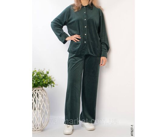 Фотография Костюм жіночий велюр 44,46,48,50 (8цв) "NOWEMBER" недорого от прямого поставщика, изображение 7