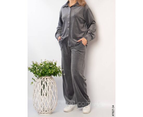 Фотография Костюм жіночий велюр 44,46,48,50 (8цв) "NOWEMBER" недорого от прямого поставщика, изображение 8