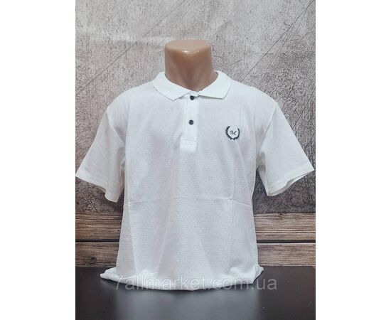 Футболка-поло чоловіча однотонна р.2XL-6XL (4 кв.) "MODY" недорогою опцією від прямого постачальника, зображення 4