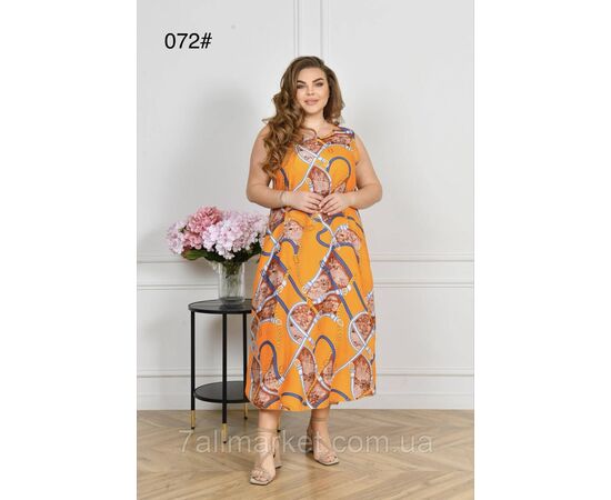 Фотография Сарафан женский молодёжный р-ры 58-62(микс) "FLOWER" купить недорого от прямого поставщика, изображение 3