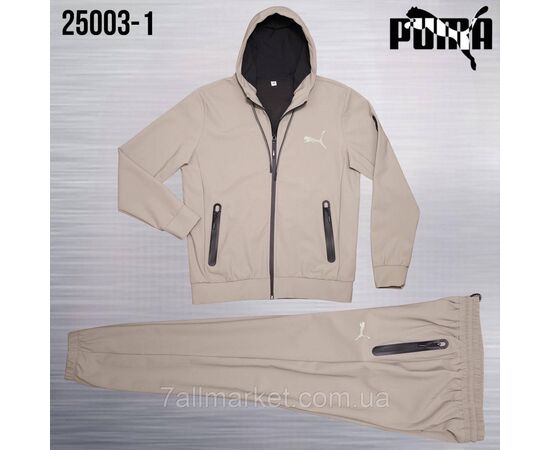 Спортивний чоловічий костюм на блискавці Пума розміри M-3XL (5 кв) "REMAIN" купити недорого від прямого постачальника, зображення 2
