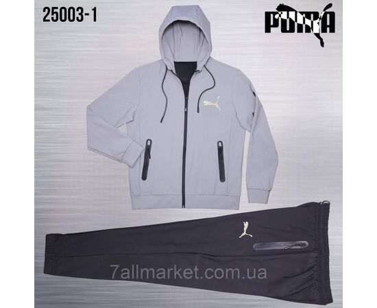 Спортивний чоловічий костюм на блискавці Пума розміри M-3XL (5 кв) "REMAIN" купити недорого від прямого постачальника, зображення 3