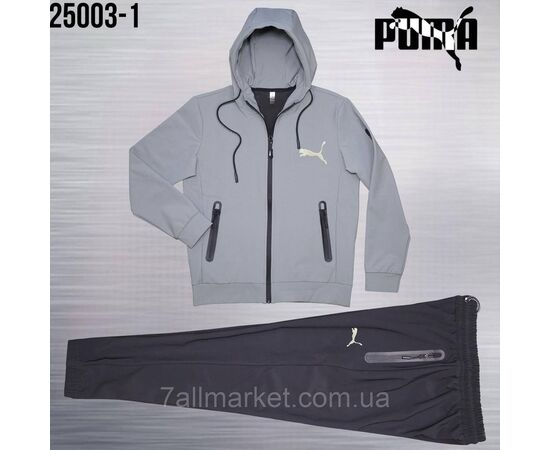 Спортивний чоловічий костюм на блискавці Пума розміри M-3XL (5 кв) "REMAIN" купити недорого від прямого постачальника, зображення 4