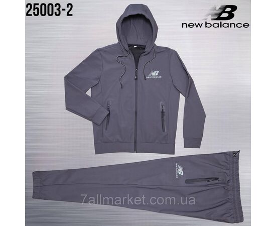Спортивний чоловічий костюм трикотажний NEW BALANCE розміри M-3XL (5 кв) "REMAIN" купити недорого від прямого постачальника, зображення 5