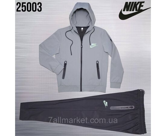 Спортивний чоловічий костюм на блискавці Найк розміри M-3XL (5 кв) "REMAIN" купити недорого від прямого постачальника, зображення 4