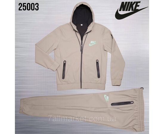 Спортивний чоловічий костюм на блискавці Найк розміри M-3XL (5 кв) "REMAIN" купити недорого від прямого постачальника, зображення 5