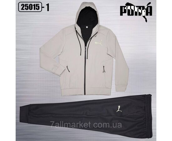 Спортивний чоловічий костюм трикотажний Пума розміри M-3XL (5 кв) "REMAIN" купити недорого від прямого постачальника, зображення 3