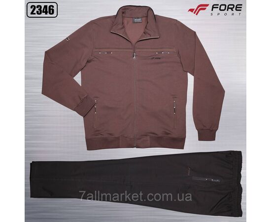 Спортивний чоловічий костюм на блискавці FORE розміри XL-3XL (5 кв) "REMAIN" купити недорого від прямого постачальника, зображення 2
