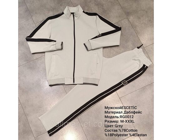 Спортивний чоловічий костюм ESCETIC розміри M-3XL (5 кв) "REMAIN" купити недорого від прямого постачальника, зображення 4