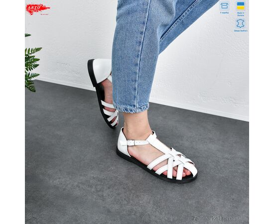 Фотография Босоножки женские летние Лето 171 білий к. (8 пар р.36-41) "ARTO" недорого оптом от прямого поставщика, изображение 2