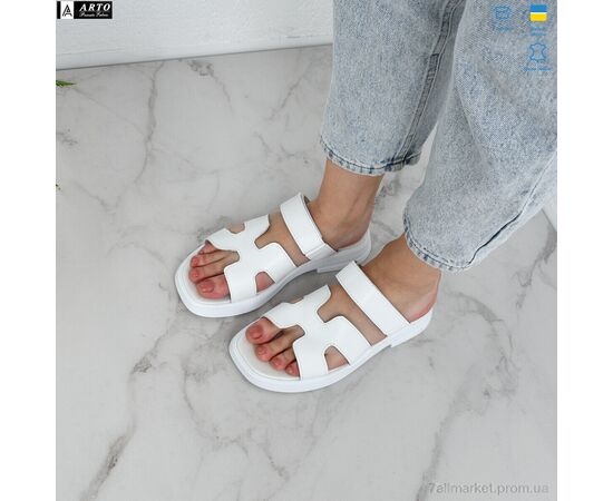 Фотография Босоножки женские летние Лето 182 білий к. (8 пар р.36-41) "ARTO" недорого оптом от прямого поставщика, изображение 2