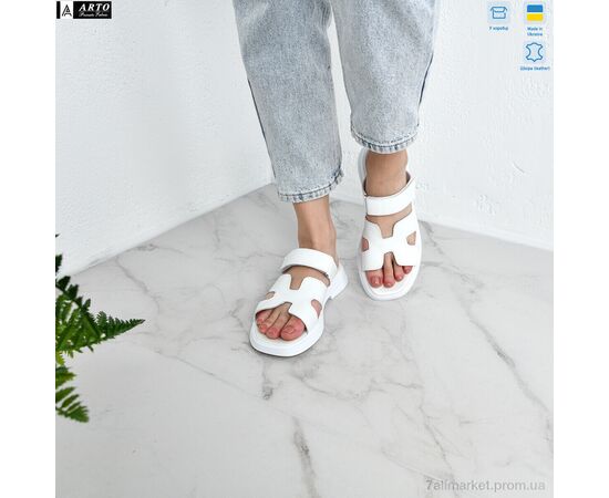 Фотография Босоножки женские летние Лето 182 білий к. (8 пар р.36-41) "ARTO" недорого оптом от прямого поставщика, изображение 3