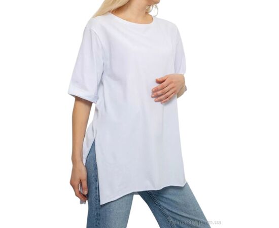 Фотография Футболка женская Лето 2024 білий (4 шт. р.сетка L-XL) "Massmag" недорого оптом от прямого поставщика, изображение 2