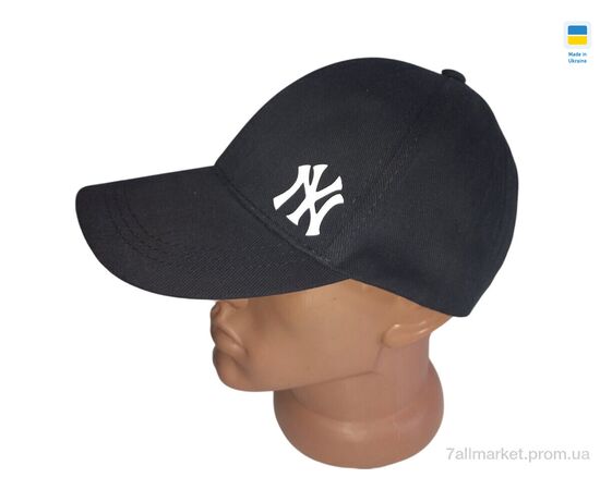 Фотография Кепка унисекс Лето 0664 чорний (4 шт. р.сетка 54-56) "Mabi" недорого оптом от прямого поставщика, изображение 2
