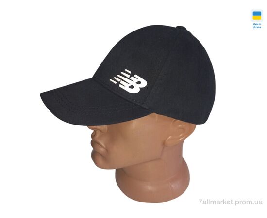 Фотография Кепка унисекс Лето 0665 чорний (4 шт. р.сетка 54-56) "Mabi" недорого оптом от прямого поставщика, изображение 2