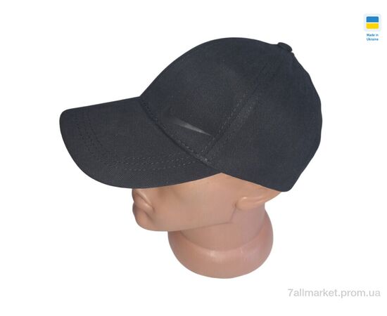 Фотография Кепка унисекс Лето 0667 чорний (4 шт. р.сетка 54-56) "Mabi" недорого оптом от прямого поставщика, изображение 2