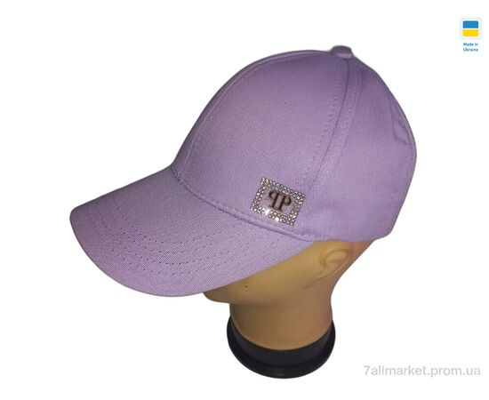 Кепка жіноча Літо 0673 фіолетовий (4 шт. р.сітка56-58) "Mabi" недорого оптом від прямого постачальника, зображення 2
