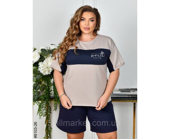 Фотография Спортивний костюм жіночий двонитка батал 54,56,58,60 (7цв) "NOWEMBER" недорого от прямого поставщика, изображение 3