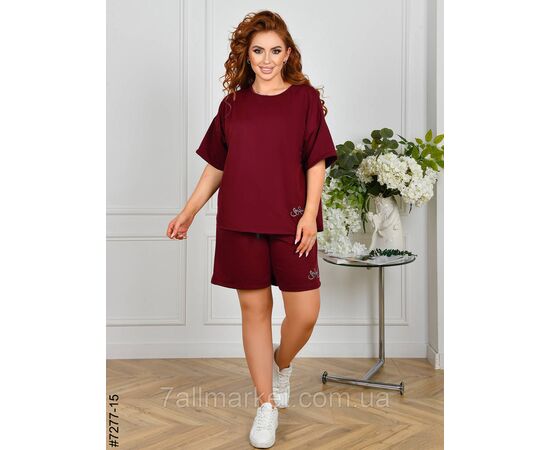 Фотография Спортивний костюм жіночий двонитка напівбатал 48,50,52,54 (10цв) "NOWEMBER" недорого от прямого поставщика, изображение 4