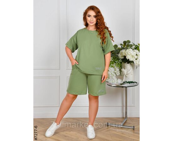 Фотография Спортивний костюм жіночий двонитка напівбатал 48,50,52,54 (10цв) "NOWEMBER" недорого от прямого поставщика, изображение 6