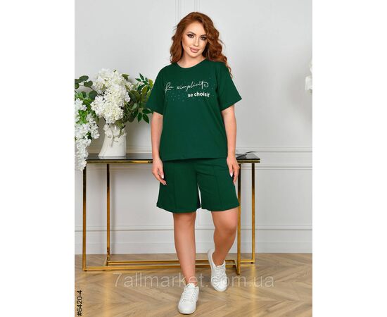 Фотография Спортивний костюм жіночий двонитка напівбатал 48,50,52 (6цв) "NOWEMBER" недорого от прямого поставщика, изображение 3