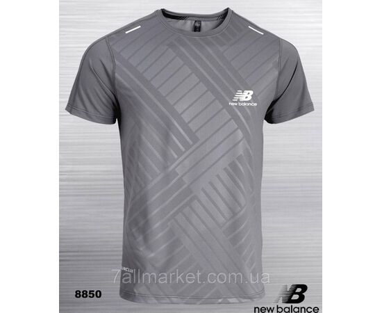 Футболка чоловіча молодіжна New Balance р-ри M-3XL (3цв) "REMAIN" недорого гуртом від прямого постачальника, зображення 3