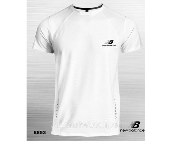 Футболка чоловіча молодіжна New Balance р-ри M-3XL (4цв) "REMAIN" недорого гуртом від прямого постачальника, зображення 2