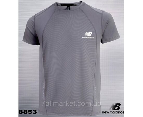 Футболка чоловіча молодіжна New Balance р-ри M-3XL (4цв) "REMAIN" недорого гуртом від прямого постачальника, зображення 3