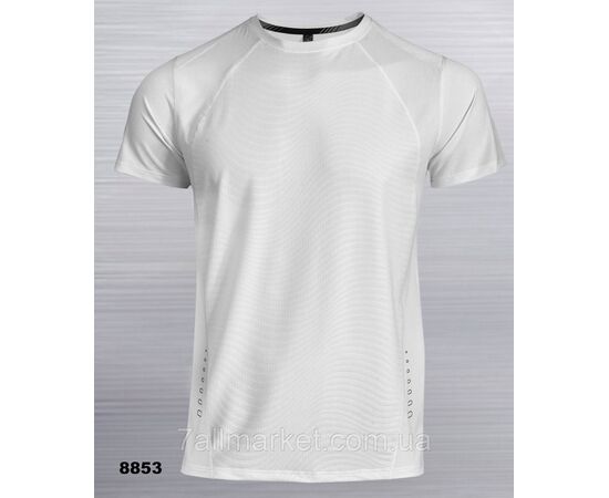 Футболка чоловіча молодіжна однотонна р-ри M-3XL (3кв) "REMAIN" недорого гуртом від прямого постачальника, зображення 3