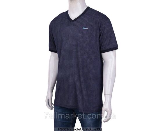 Футболка чоловіча молодіжна/батал р-ри 5XL-8XL (мікс кв) "STELLA" недорого гуртом від прямого постачальника, зображення 3