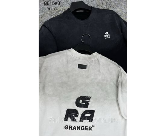 Фотография Футболка мужская молодёжная р-ры M-3XL (3цв) "PROSTOMEN" недорого оптом от прямого поставщика, изображение 2