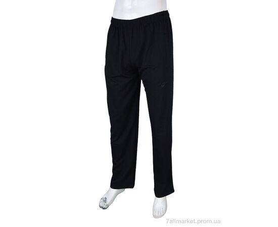 Спортивні штани чоловічі Весна/осінь N2008-3 black (5 шт. р.сітка46-54) "Banko" недорого оптом від прямого постачальника, зображення 2