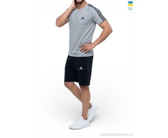 Фотография Спортивный костюм мужской Лето 11AD св.сірий (5 шт. р.сетка 46-54) "Sport style" недорого оптом от прямого поставщика, изображение 2