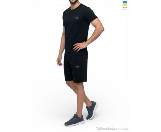 Фотография Спортивный костюм мужской Лето 11TNF чорний (5 шт. р.сетка 46-54) "Sport style" недорого оптом от прямого поставщика, изображение 2