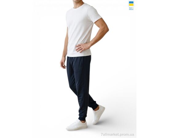 Фотография Спортивные брюки мужские Весна/осень 22NI т.синій (5 шт. р.сетка 50-58) "Sport style" недорого оптом от прямого поставщика, изображение 2