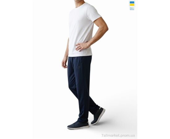 Фотография Спортивные брюки мужские Весна/осень 20NI т.синій (5 шт. р.сетка 50-58) "Sport style" недорого оптом от прямого поставщика, изображение 2