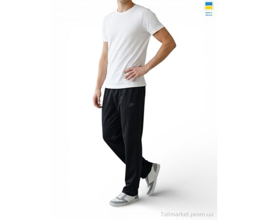 Фотография Спортивные брюки мужские Весна/осень X20NI чорний (5 шт. р.сетка 50-58) "Sport style" недорого оптом от прямого поставщика, изображение 2