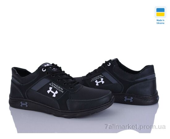 Фотография Кроссовки мужские модные Весна/осень KP40H чорни-сірий (8 пар р.40-45) "Paolla" недорого оптом от прямого поставщика, изображение 2