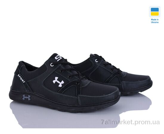 Фотография Кроссовки мужские модные Весна/осень Sunshine KP52H чорний (8 пар р.40-45) "Paolla" недорого оптом от прямого поставщика, изображение 2