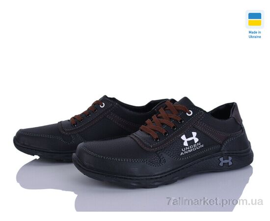 Фотография Кроссовки мужские модные Весна/осень Sunshine KP51H  чорний-коричн. (8 пар р.40-45) "Paolla" недорого оптом от прямого поставщика, изображение 2