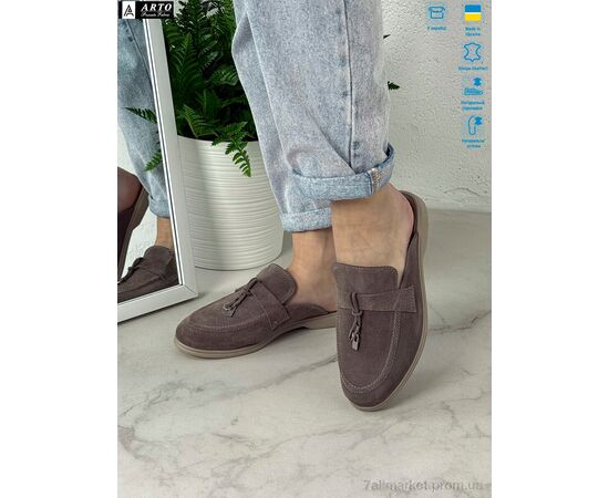 Фотография Шлепки женские облегченные Лето 265 кофе з. (8 пар р.36-41) "ARTO" недорого оптом от прямого поставщика, изображение 2