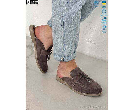 Фотография Шлепки женские облегченные Лето 265 кофе з. (8 пар р.36-41) "ARTO" недорого оптом от прямого поставщика, изображение 3