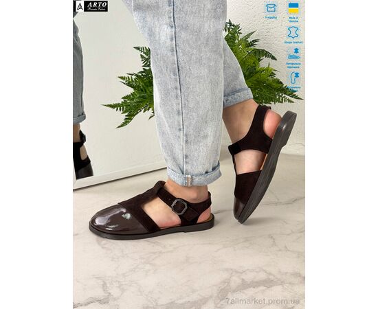 Туфлі жіночі стильні Літо 211 кор.з.-лак (8 пар р.36-41) "ARTO" недорого оптом від прямого постачальника, зображення 2