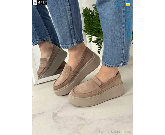 Туфлі жіночі стильні Весна/осінь 620 візон з. (6 пар р.36-40) "ARTO" недорого оптом від прямого постачальника, зображення 3