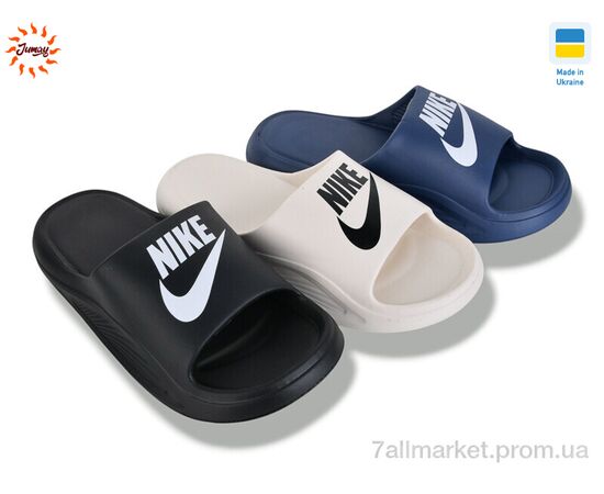 Шльопанці чоловічі пляжні Літо N1899 mix (12 пар р.40-45) "Jumay" недорого оптом від прямого постачальника, зображення 2